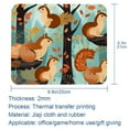 thumbnail image 5 of Squirrel Square 8.3x9.8 Inch Non-Slip Rubber Bottom Printed Desk Mat Gaming Mouse Pad Mousepad Suitable for Office and Gaming, 5 of 6