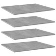 thumbnail image 1 of vidaXL Bookshelf Boards 4 pcs Concrete Grey 60x50x1.5 cm Engineered Wood, 1 of 4