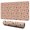 Beige Cow Heart, variant on Long Mouse Pads for Desk,White Cow Engineer Pattern Desk Mats on Top Of Desks, Desk Mouse Pad Extra Large with 3mm Non-Slip Base and Stitched Edge for Gaming,Office,Work,Home 31.5"x11.8"