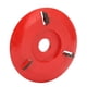 thumbnail image 1 of Disco De Tallado De Amoladora Angular, Disco De Tallado De Madera De Borde Incisivo Curvo Rojo Para Trabajo De Madera Para Mesa De Té Para Tallado De Raíz ANGGREK No, 1 of 8
