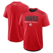 Men's Fanatics Red Atlanta Hawks Inbound Pass Play Practice T-Shirt