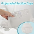 thumbnail image 5 of Deago Bath Pillow Luxury Bathtub Pillow for Tub Neck and Back Support, Ergonomic Tub Pillow for Bath with 4D Air Mesh and 6 Strong Suction Cups, Great Spa Gifts Bathtub Accessories, 5 of 9