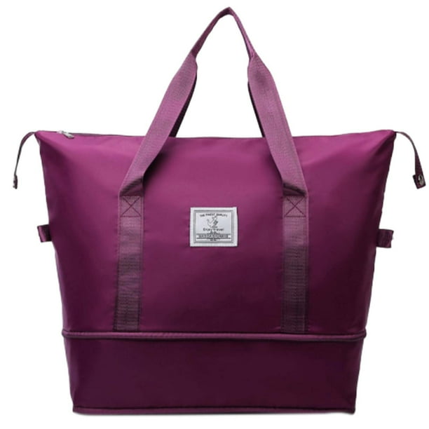 Bolso para Mujeres Bolso Deportivo Expandible Y Bolso de Equipaje de Viaje de Fin de Semana, Bolso de Noche Ligero de Gran Capacidad, Bolso Deportivo para Mujeres, Bolso Deportivo para Mujeres