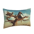 thumbnail image 2 of Bixox Elephant on dry tree Printed Pillow Protector,Super Soft Ideal for Home,Guests,Rentals - 16"x24", 2 of 8