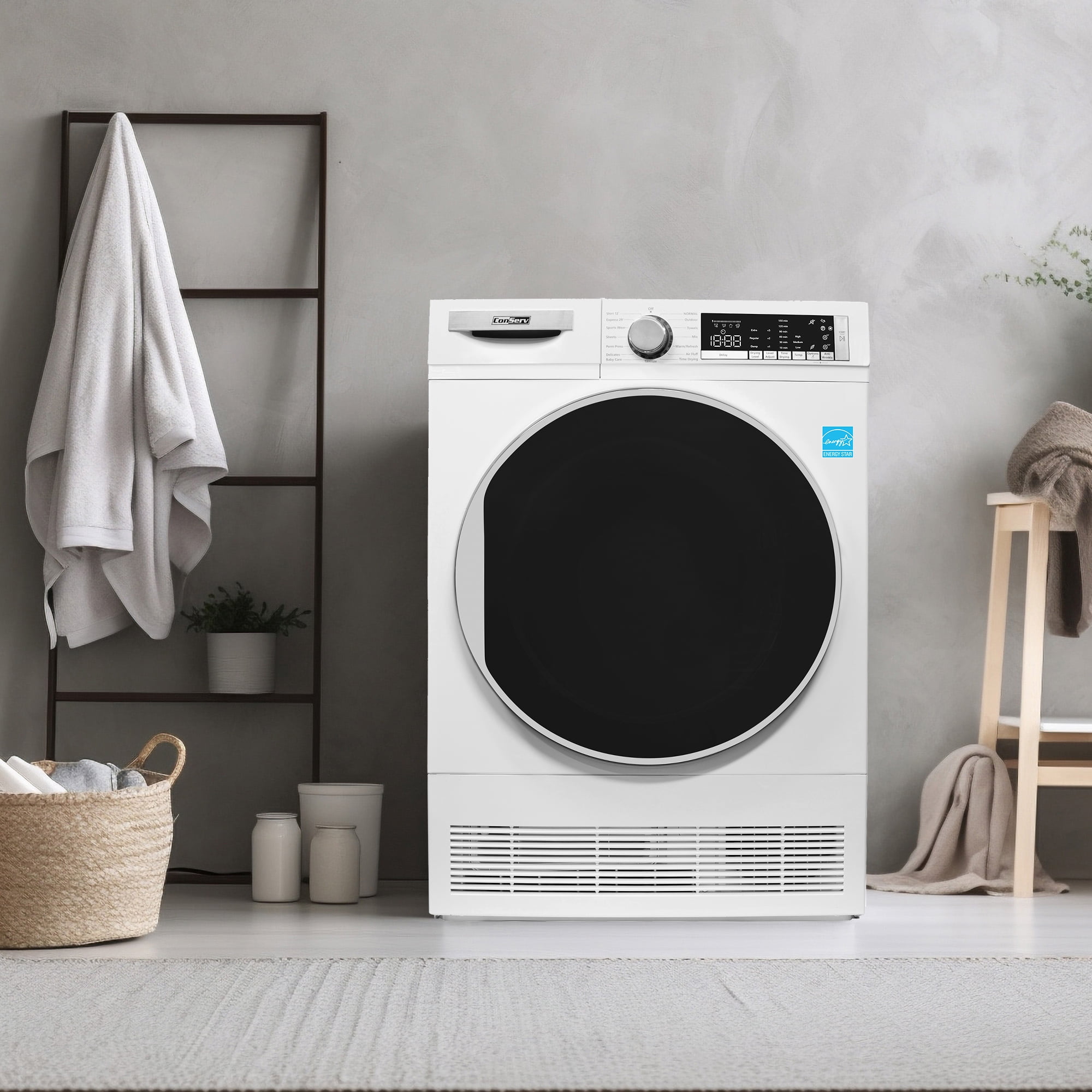ConServ 240V  Condensor 4 cu.ft  Sani Refresh Dryer Energy Star in White