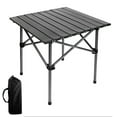 thumbnail image 1 of BTideas Camping Mesa Portátil Plegable, Mesa Cuadrada Plegable para Exteriores con Bolsa de Transporte, Enrollable, 1 of 7