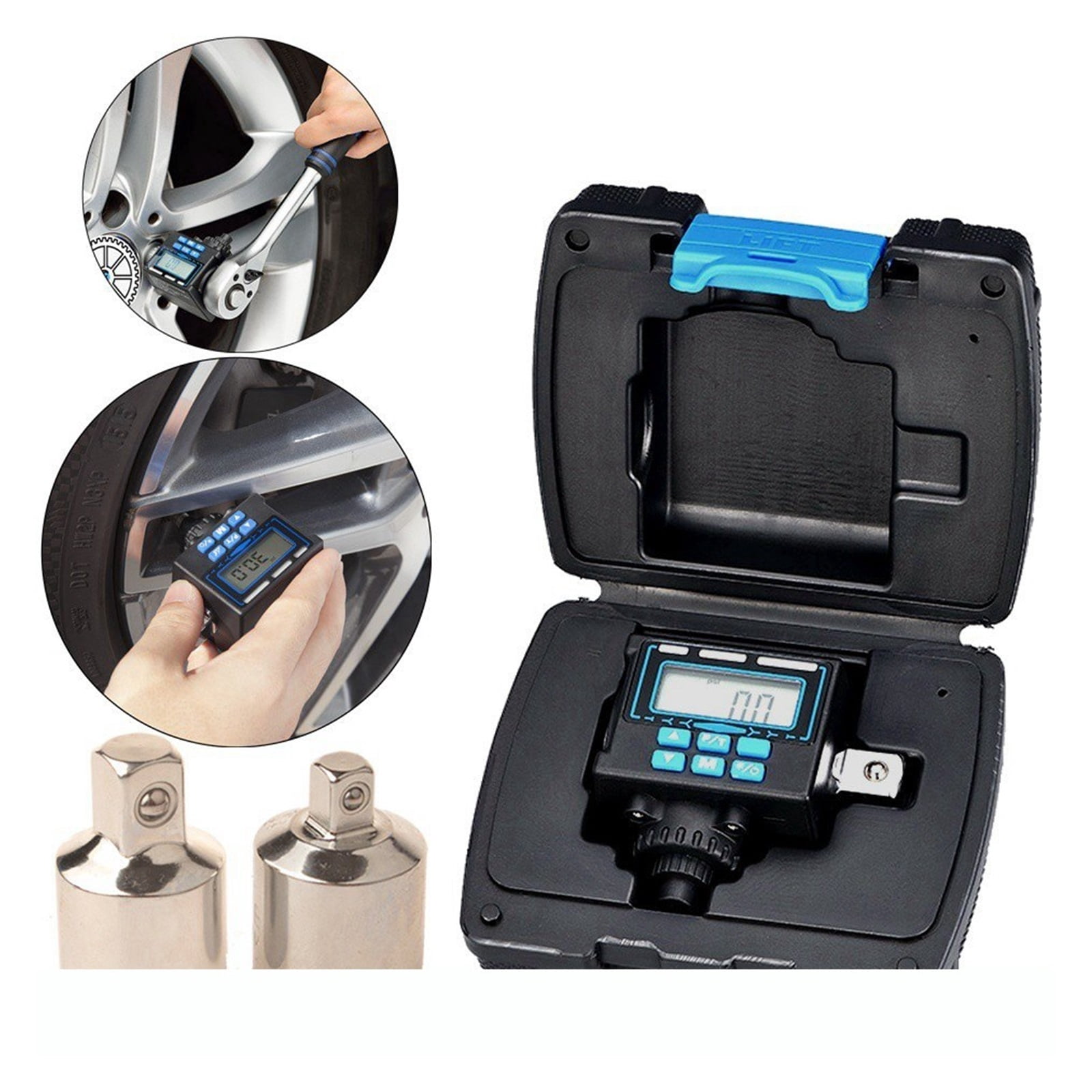Torque Wrench 0.3- 2000Nm 1/2 3/8 1/4 3/4 Adjustable Professional Digital Optional Torque Wrench Kit Bike Car Repair ,Precision & Robust