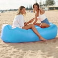 thumbnail image 5 of Inflatable Lounger Air Sofa Chair–Camping & Beach Accessories–Portable Water Proof Couch for Hiking, Picnics, Outdoor, Music Festivals & Backyard–Lightweight and Easy to Set Up Air Hammock, 5 of 8