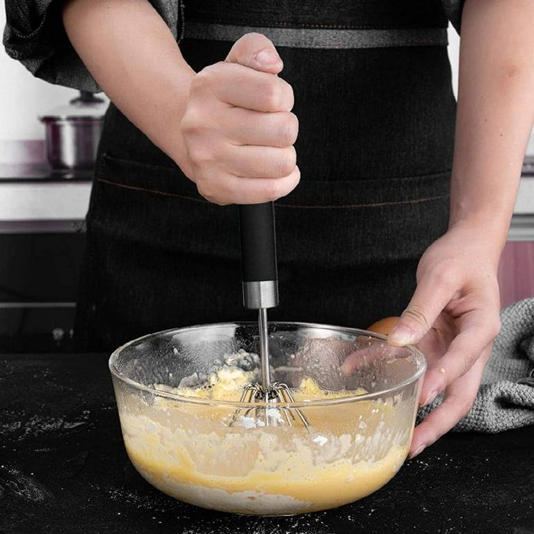 Kitchen Aid Whisk Manual Batter Stainless Steel Egg Beater With