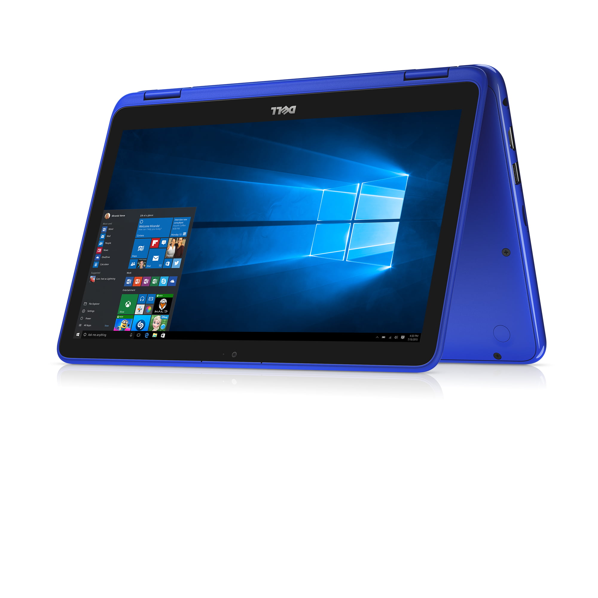 Dell Inspiron 11 3000 2 In 1 Blue 11 6 Inch Hd Intel Pentium Processor N3710 4gb 1600mhz Ddr3l 500gb 5400 Rpm Hard Intel Hd Graphics Walmart Com Walmart Com