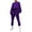 Purple, variant on IROINNID Tracksuit For Women 2 Pieces Set Clearance Color Leisure Time Loose Sweater Athletic Wear Long Sleeves Suit Sport Outfits Set,Purple