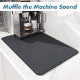 thumbnail image 4 of ocultar manchas de goma, absorbente, para secado de platos, para mostrador de cocina, accesorios de barra de café, apto para debajo de cafetera, máquina de café expreso, estante para platos, 4 of 5