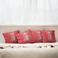thumbnail image 7 of Ambesonne Saying Throw Pillow Cover 4 Pack, Motivation Boost, 16", Pale Grey Vermilion, 7 of 7