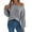 A-Grey20, variant on Bibifish Womens Sweaters Trendy Openwork Off The Shoulder Sweaters Batwing Long Sleeve Going Out Autumn Spring Pullover Knit Tops