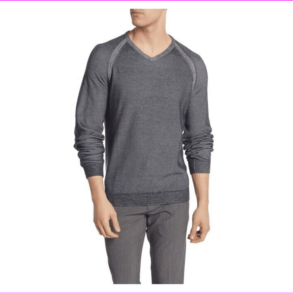 TAILOR VINTAGE ,Reversible V Neck 