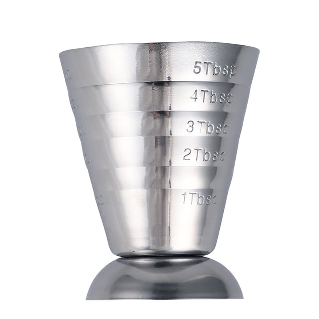 Naiovety Stainless Steel Accurate Measuring Jigger Wine Fast Stoup Surface Leakproof Tumblerful Drink Pub Cups Bar Smooth Shakers Type3 NO3