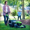 Greenworks G-MAX 40V 20 in. Cordless Walk Behind Push Lawn Mower with 4.0 Ah Battery and Charger, MO40L410