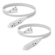 thumbnail image 1 of Cable de extensión EP de 3 pies y 3 salidas 16/3 SPT-3 para interiores, blanco, paquete de 2, 1 of 7