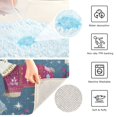 thumbnail image 4 of Rectangle Bath Rugs Plush Bathroom Carpet Mat Non Slip Bathroom Mats Polar Bear Pattern, 4 of 5