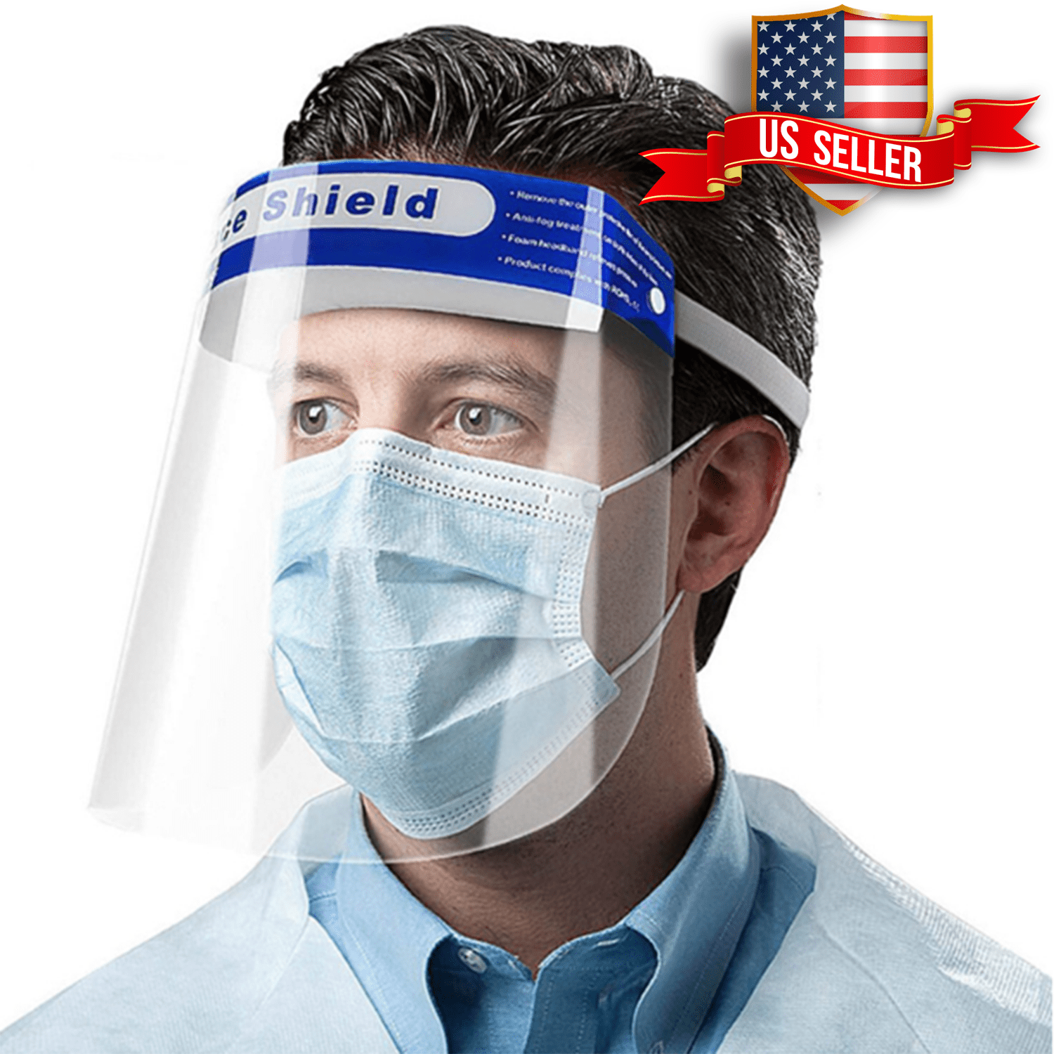 4 Safety Shields Protective Full Face Safety Shield 