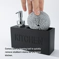 thumbnail image 4 of Liquid  Bottle,  Dispenser Black Practical with Cleaning Ball for Sink, 4 of 8