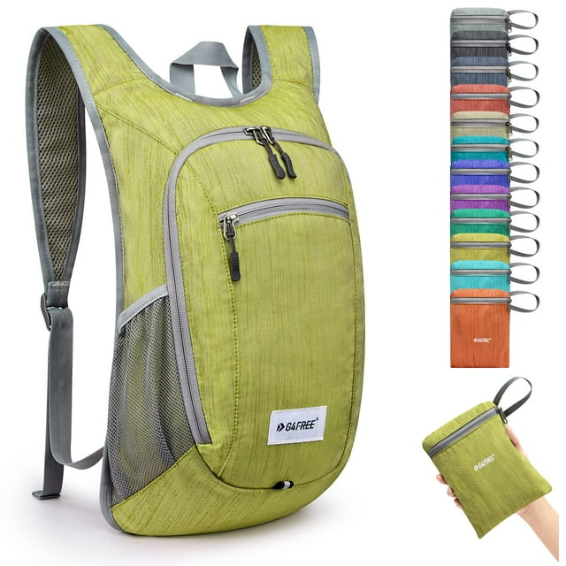 Mochila de senderismo G4Free ligera de 10 L/15 L, plegable e impermeable