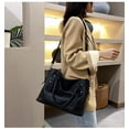 thumbnail image 4 of Sunyuer Vintage Handbags for Women, Large Capacity Tote Shoulder Purses PU Leather Top Handle Crossbody Satchel Travel Work Commute, 4 of 10