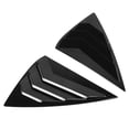 thumbnail image 1 of Side Window Louvers, Peel and Paste Rear Window Shutters 2PCS Scrape  Lightweight ABS  for Car Replacement for  Sentra Sedan 2012-2019, 1 of 8