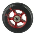 thumbnail image 1 of Splihome Roues de Trottinette Pro 100 mm avec Roulements Moyeu de Roue en Alliage d'Aluminium Haute Élasticité Rouge et Noir, 1 of 10