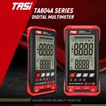 thumbnail image 2 of TASI TA804A Digital Multimeter Professional Auto Tester True RMS Multimeter Ultra-Thin Intelligent OHM NCV Voltage Meter, 2 of 8