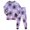 Purple, variant on NOEGOEU Toddler Boys Girls Halloween Pajamas Kids Cute Graphic Long Sleeve Sleepwear Set 2-9Y (Light Purple,3-4 Years)