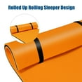thumbnail image 5 of Gymax 87'' x 36'' 3-layer Floating Pad Mat Water Sports Recreation Relaxing Orange, 5 of 6