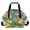 Capybaras Holding Lemons, variant on Quilted Lunch Bag Tote for Women with Adjustable Shoulder Strap for Work Picnic Travel Capybaras Holding Lemons