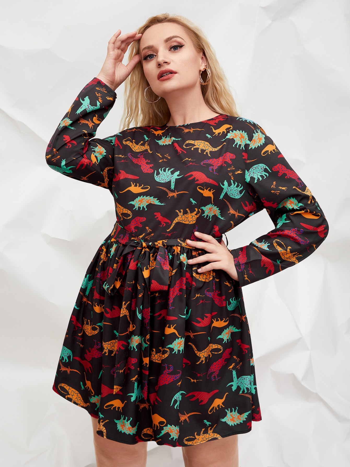 dinosaur women's dress