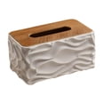 thumbnail image 4 of Elegante y moderno porta servilletas rectangular para encimera de cocina. Gris, 4 of 9