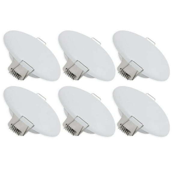 12V LED Recessed Ceiling Light Warm White 3500K 4.5inch for RV Boat Pack of 6
