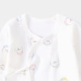 thumbnail image 4 of CAUYDY Baby Pajamas Bodysuit Newborn Long Sleeve Romper Sleepers Preemie Infant Clothes Boys Girls Jumpsuit Spring Summer Fall Winter Sizes 3-6 Months,Light Purple, 4 of 4