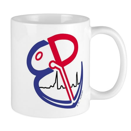 

CafePress - Ep Electrophysiology Wpw To Sinus Rhythm Mug Mugs - Ceramic Coffee Tea Novelty Mug Cup 11 oz