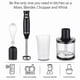 thumbnail image 4 of 4 in 1 High Power Immersion Hand Stick Blender Mixer Includes Chopper and Smoothie Cup Stainless Ste, 4 of 5