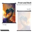 thumbnail image 2 of Gyarados Poster Hanger Plastic Shaft Hanging Poster Wall Art Prints Canvas Decoration Artwork Gifts For Home Living Room Bedroom 16"X24", 2 of 7
