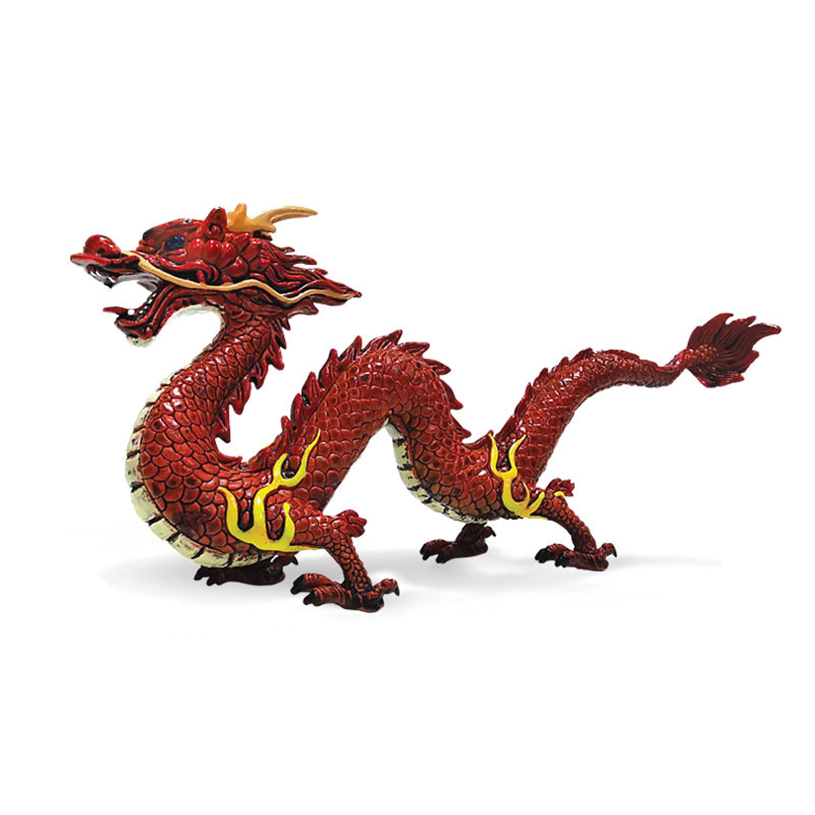 Chinese Dragon Figure PVC Desktop Ornament Solid Statue Gift for Kids ...