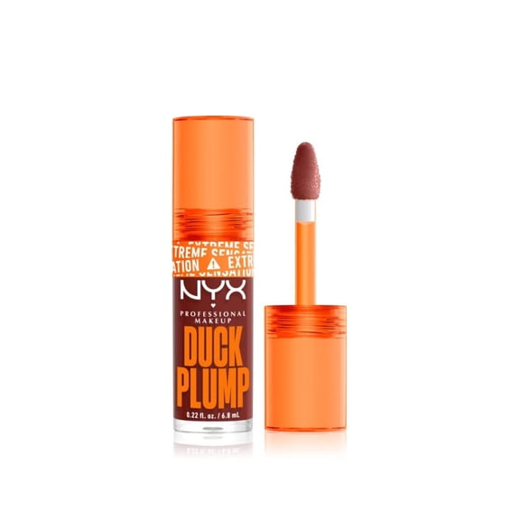 NYX Duck Plump High Pigment Plumping Lip Gloss, 16 Wine Not?, 7ml (0.23floz)