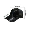 thumbnail image 3 of Fashion Bling Baseball Cap Hat, Glitter Sequin Baseball Cap Hat Adjustable Mesh Caps Baseball Party Hat for Women, 3 of 6