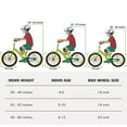 thumbnail image 4 of Kids Bike Boy Bicycle 20 inch for Children Age 6-12 Years Old Height 48-60 in Toddler Cycling Dual Hand Brakes Black Sport Outdoor Bikes, 4 of 8