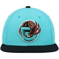 thumbnail image 2 of Men's Mitchell & Ness Turquoise/Black Vancouver Grizzlies Hardwood Classics Team Two-Tone 2.0 Snapback Hat, 2 of 5