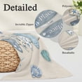 thumbnail image 3 of Coastal Beach Body Pillow Cover 20 x 54 Inch Decorative Pillow Cover Ocean Nautical Surfboards Starfish Beige Lumbar Pillowcase Seasonal Rectangle Cushion Case for Couch Sofa Bed Living Room, 3 of 9