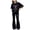 Z02 Noir, variante sur Gubotare Ensembles pour Filles Ensembles Graphiques pour Filles 3 Pcs Tenue d'Entraînement Chandail à Capuchon Court Débardeur et Pantalon Ensemble Taille 8 (Rose, 8 Ans)