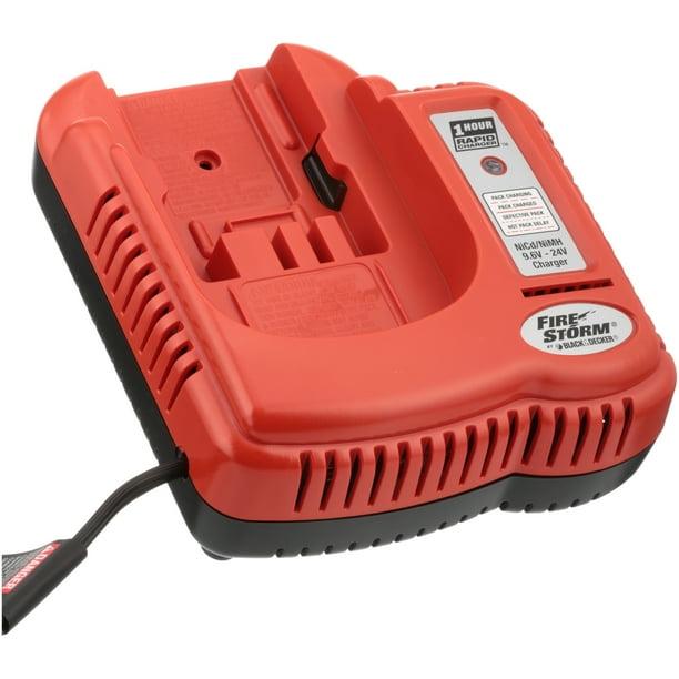 BLACK+DECKER 9.6V24V Nicad Charger, Orange