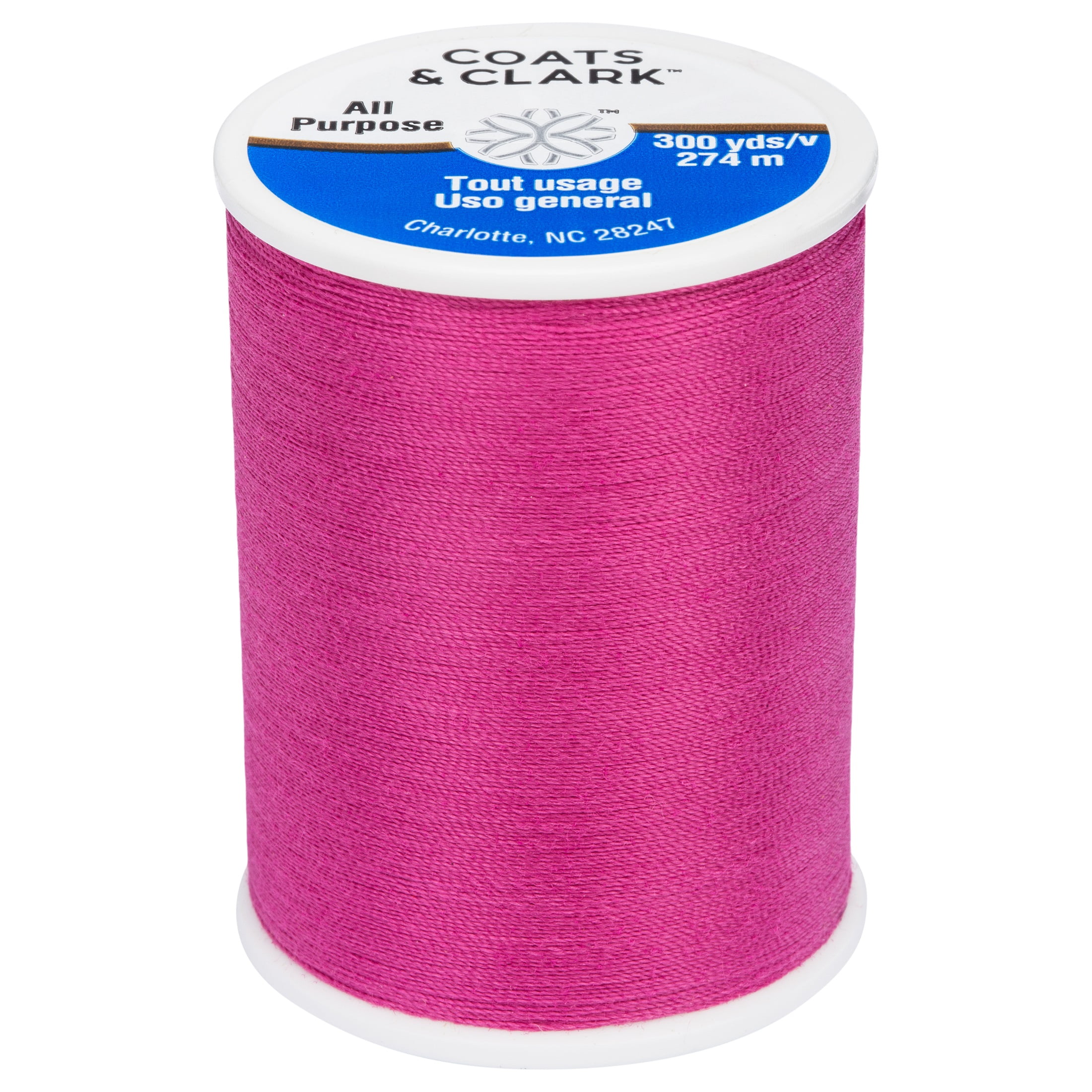 Coats & Clark All Purpose Magenta Polyester Thread, 300 Yards Walmart