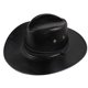thumbnail image 1 of Sombrero de vaquero occidental personalizado, de cuero, a la moda, para exteriores, con visera para el sol, para verano, 1 of 8